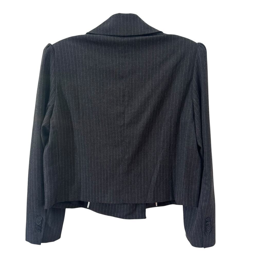 Maeve Anthropologie 80s Boxy Blazer Striped Jacket Size XS - Picture 10 of 11